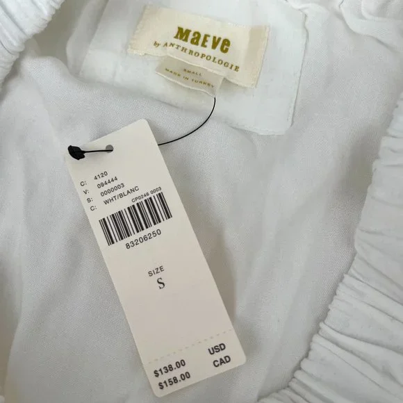 Anthropologie White A-Line Skirt - Picture 6 of 6